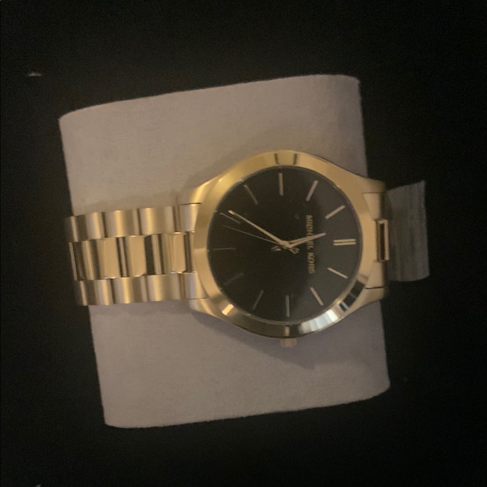 Gold and Black Watch